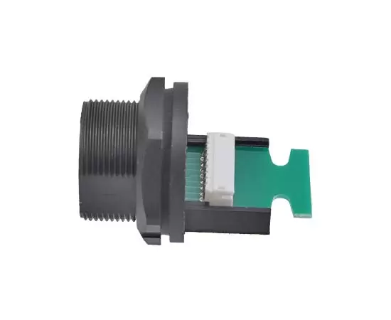 RJ45女性ボードリアシングルイーサネットポートテールプレートソケット付きターミナル（スレッド）