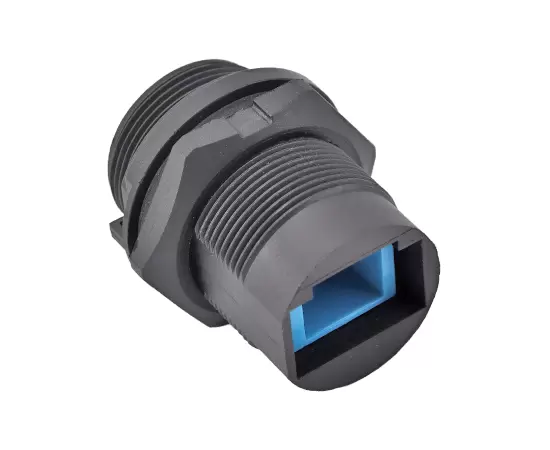 FDDIシングルモードシングルコアフロントマウントレセプタクル（スレッド）