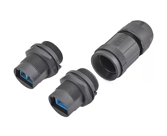 FDDIシングルモードシングルコアフロントマウントレセプタクル（スレッド）