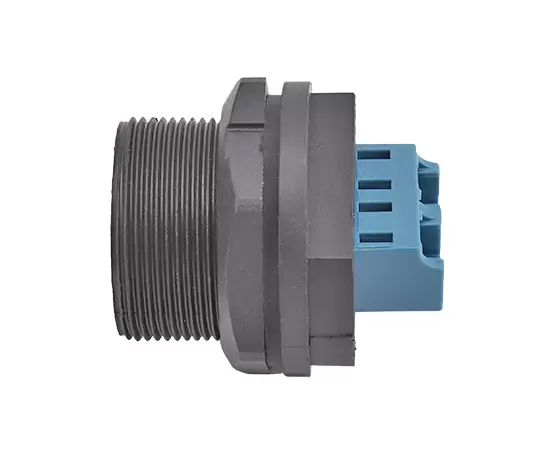 FDDIシングルモードダブルコアバックマウントレセプタクル（スレッド）