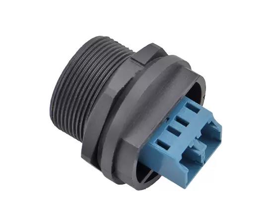 FDDIシングルモードダブルコアバックマウントレセプタクル（スレッド）