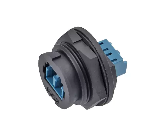 E16 FDDIシングルモードダブルコアバックマウントレセプタクル（銃剣）