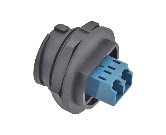 E16 FDDIシングルモードダブルコアバックマウントレセプタクル（銃剣）