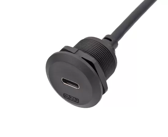 EP Type-Cパネルフロントインストール女性ソケット/男性ストレートプラグ（スレッド）