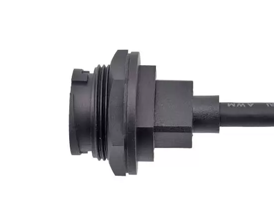 E16 HDMIメスバックパネルマウントレセプタクルR/A男性ケーブル（銃剣）