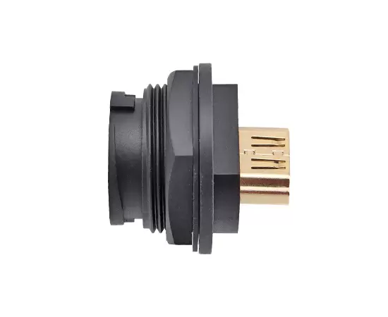 E16 EHDMI女性から女性のバックマウントレセプタクル（銃剣）