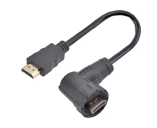 hdmi r/a男性からストレートオスケーブルプラグ（スレッド）