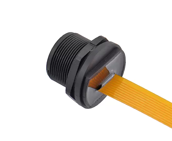 e-tf女性バックマウントはんだレセプタクル（ねじれ）